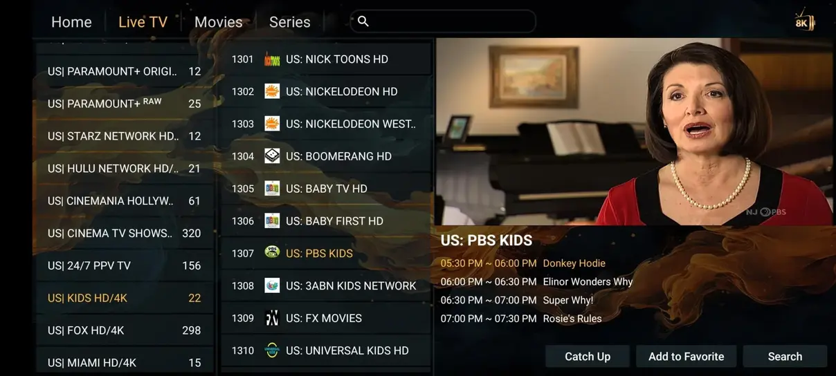 IPTV Extreme UI Preview 4