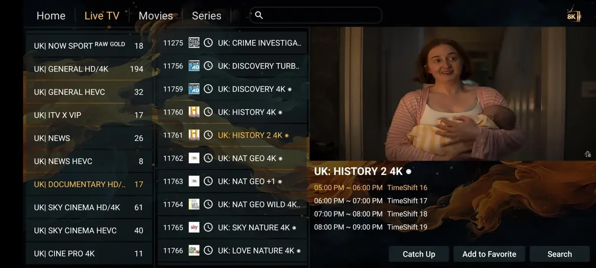 IPTV Extreme UI Preview 7