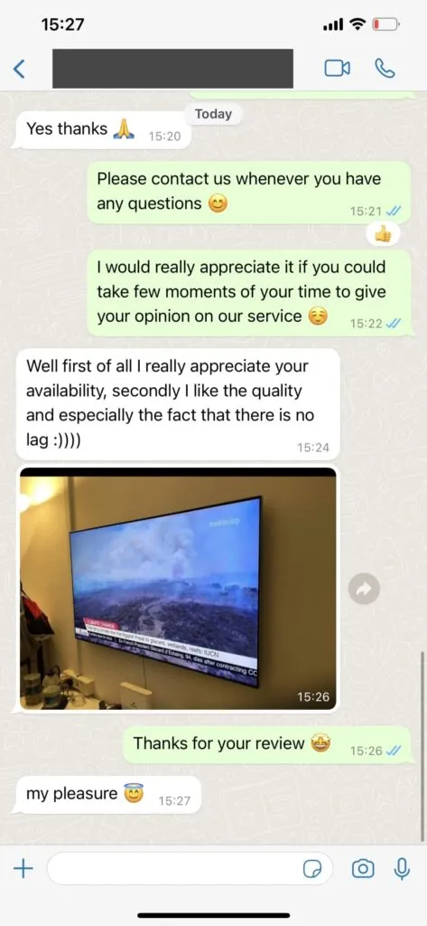 IPTV Extreme WhatsApp Review 2