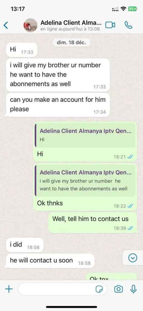 IPTV Extreme WhatsApp Review 5
